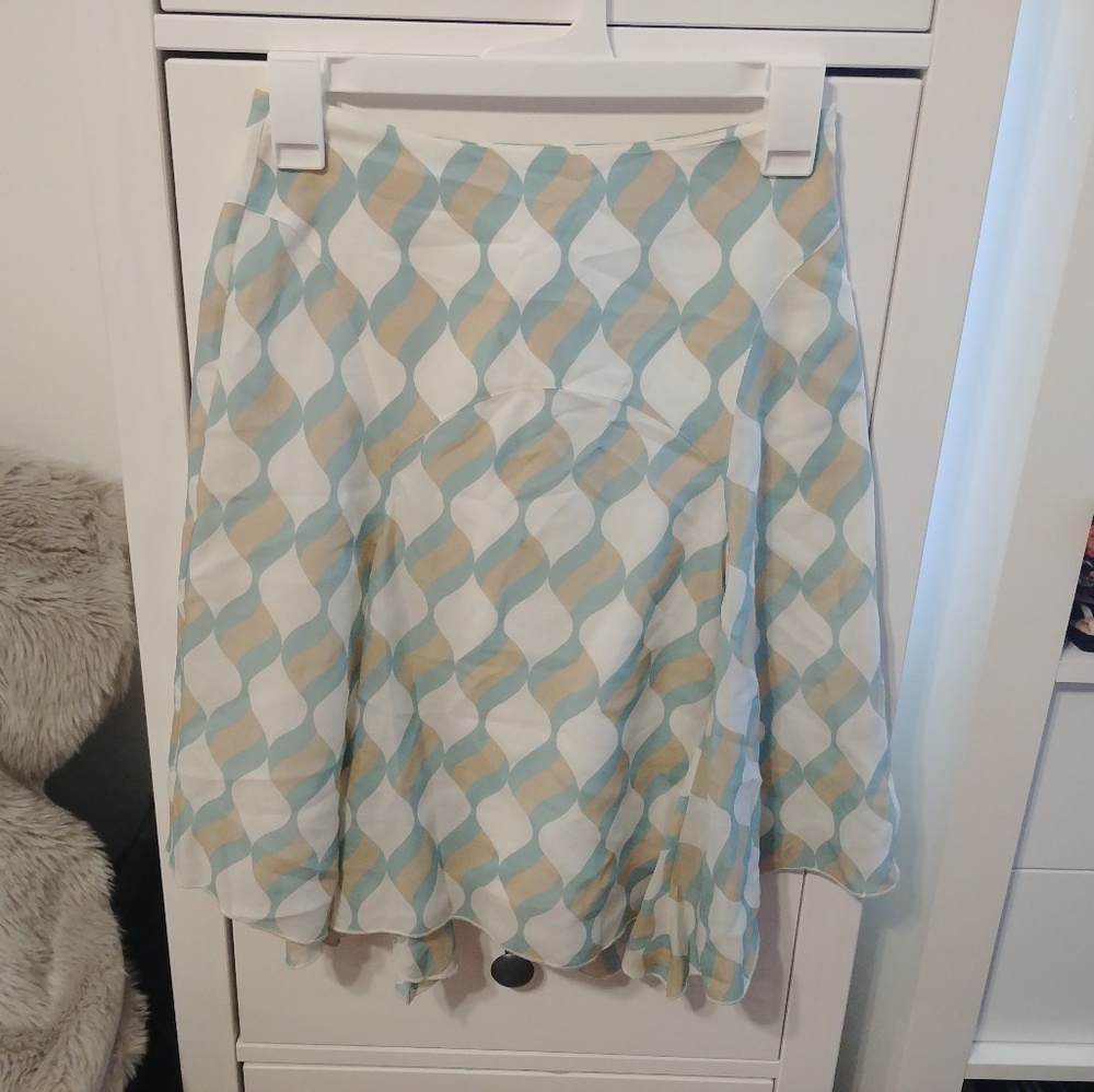 Anthropologie Girls From Savoy Gyroscope Skirt